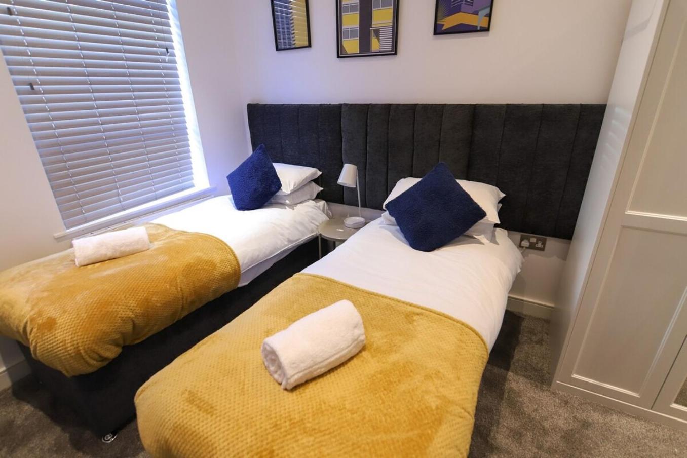New- Modern 2Br Apt Wifi Sleep5 City Centre Sheffield Exterior photo